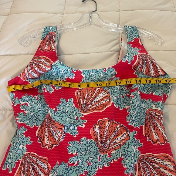 Lily Pulitzer seashell and coral dress - Picture 5 of 6